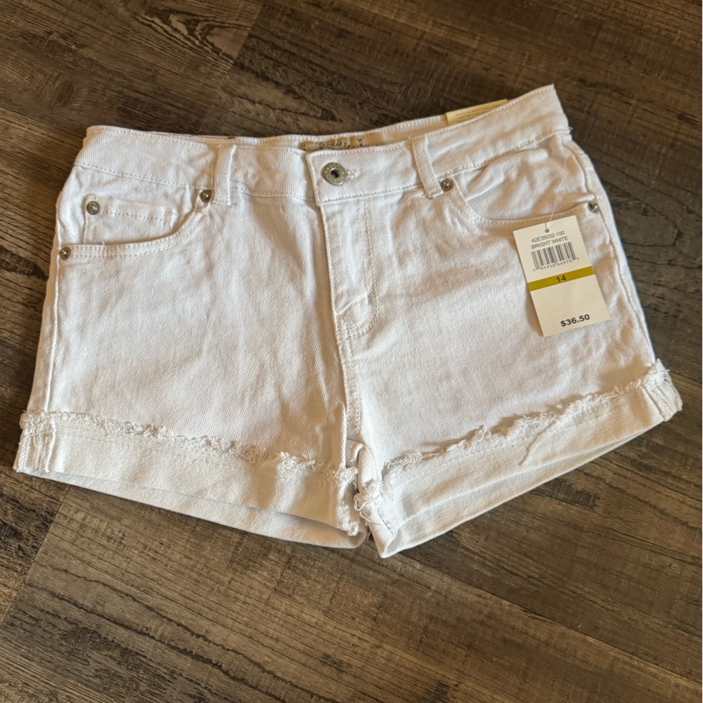 Lucky Brand White Kids Denim Shorts